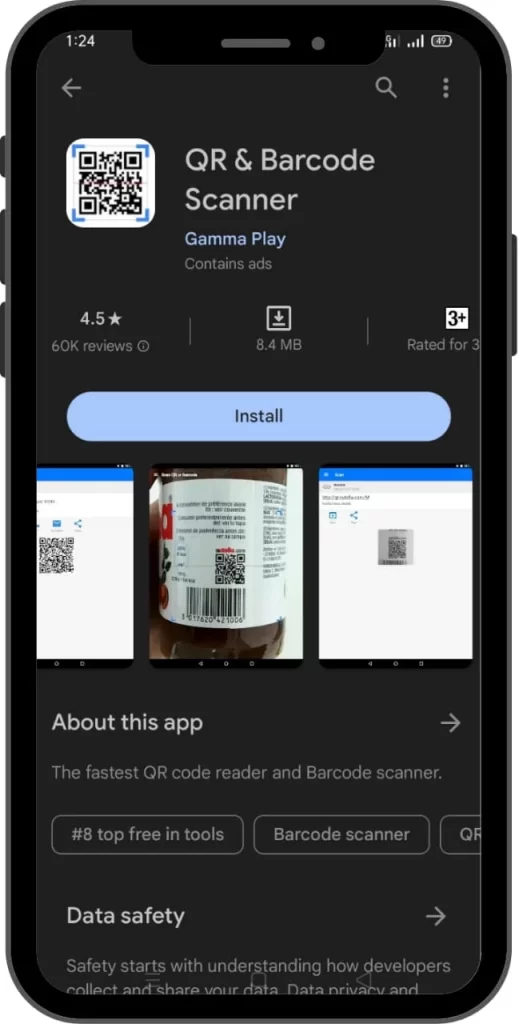 download and install qr code scanner